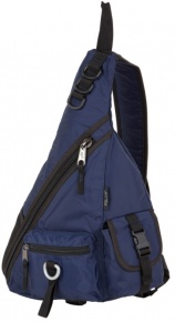 Однолямочный рюкзак Polar П1378 синий 