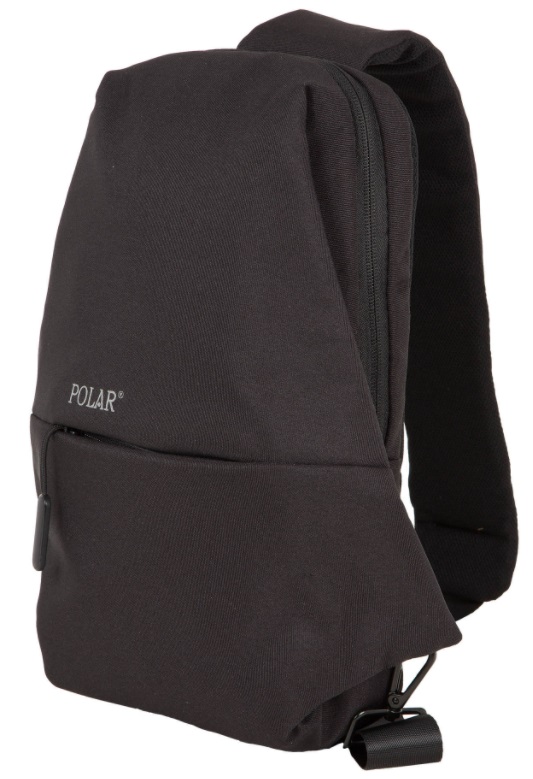 Однолямочный рюкзак Polar П0309 чёрный