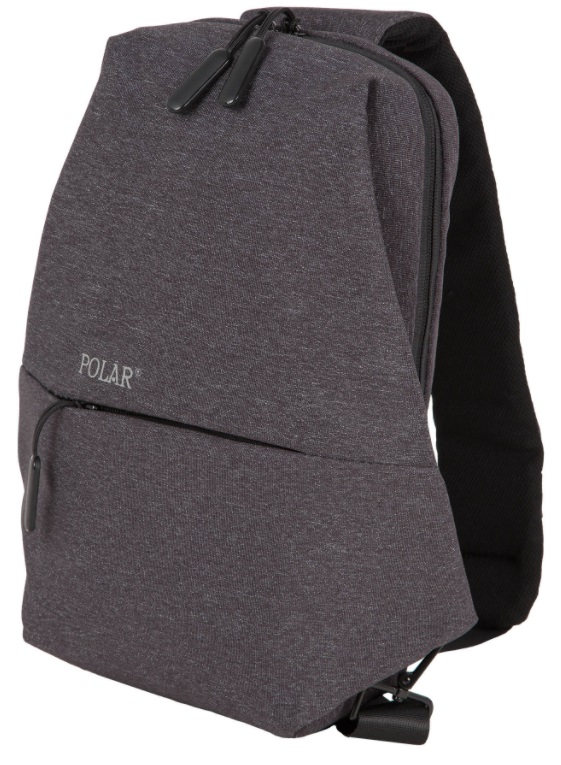 Однолямочный рюкзак Polar П0309 серый