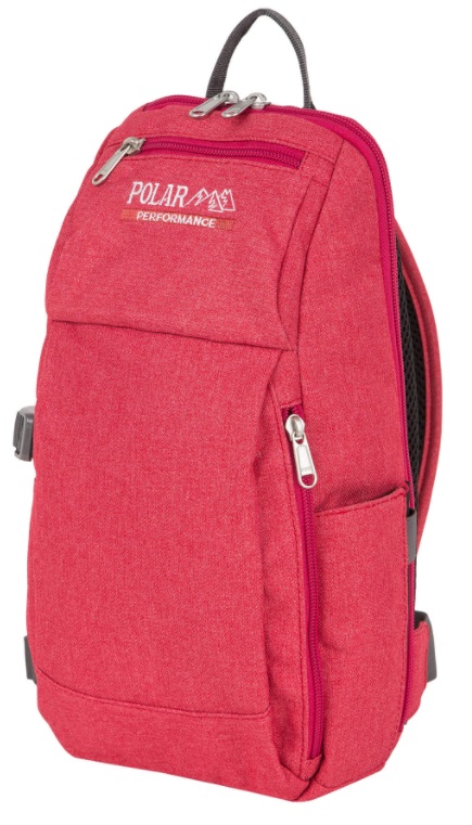 Однолямочный рюкзак Polar П2191 красый